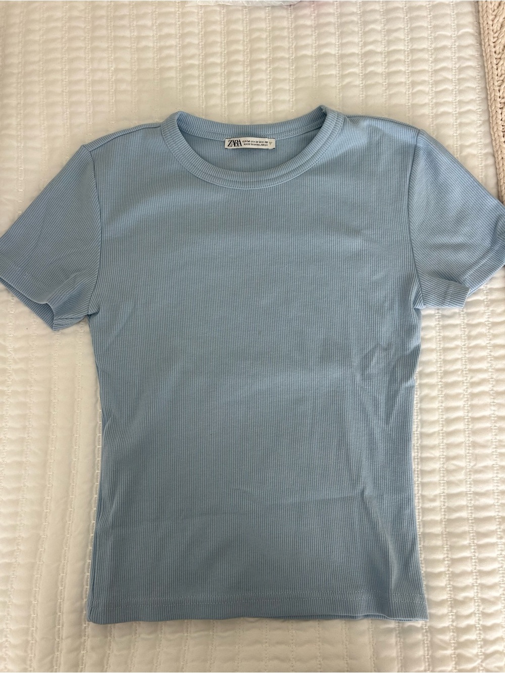 Zara Ribbed Tee